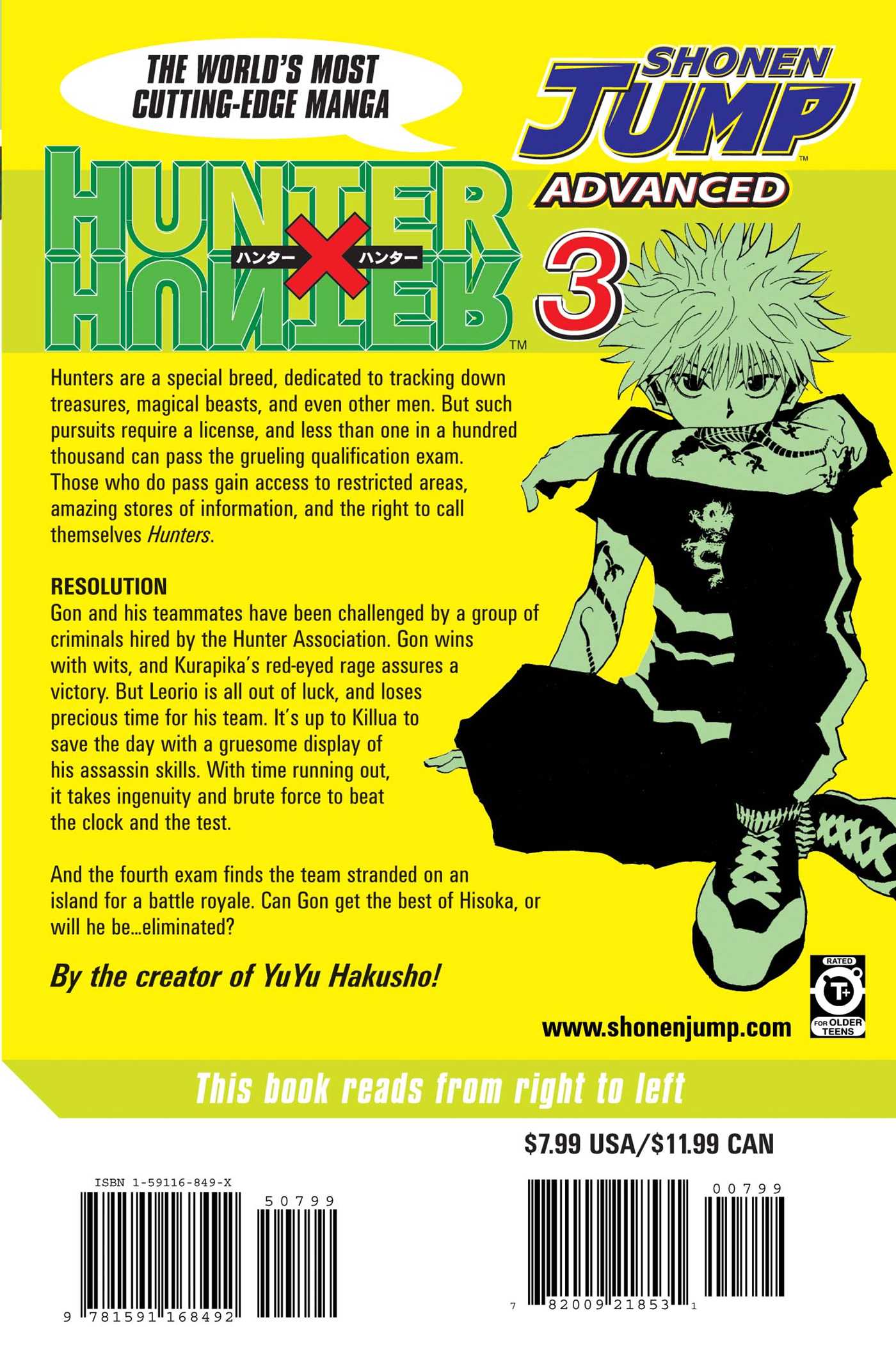 Hunter X Hunter Manga Volume 7